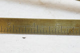 FINE J. RABONE & SONS 24" 2 FOLD BRASS BLACKSMITH RULE