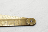 FINE J. RABONE & SONS 24" 2 FOLD BRASS BLACKSMITH RULE