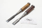 WORKING PAIR OF JAPANESE NOMI / CHISELS 3/4" & 5/8"