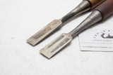 WORKING PAIR OF JAPANESE NOMI / CHISELS 3/4" & 5/8"