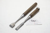 WORKING PAIR OF JAPANESE NOMI / CHISELS