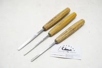 SET OF 3 PFEIL GOUGES