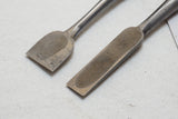 WORKING PAIR OF JAPANESE NOMI / CHISELS