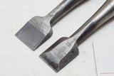 WORKING PAIR OF JAPANESE NOMI / BUTT CHISELS