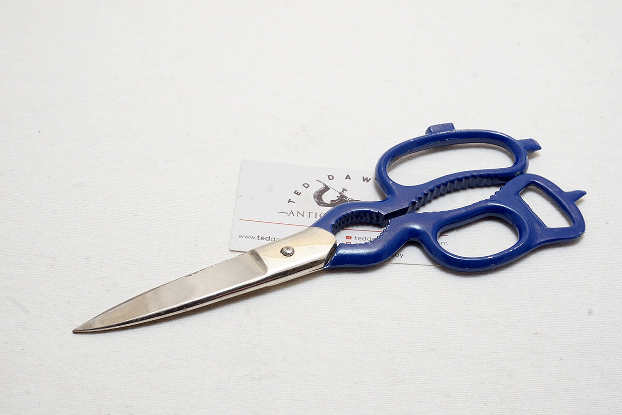 FINE PAIR OF DREIZACK COMBINATION KITCHEN SCISSORS - BUSHCRAFT