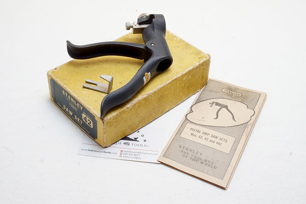 LIKE NEW IN BOX STANLEY PISTOL GRIP NO. 42X SAW SET