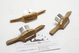3 LUTHIER'S BRASS SPOKESHAVES