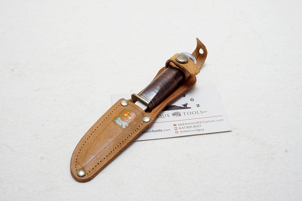 RARE MINT AND TINY ROBERT KLAAS FOWL KNIFE + SHEATH