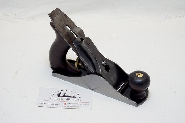 FINE EARLY STANLEY NO. 2C CORRUGATED SMOOTH PLANE - 1907-1909
