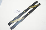 18" LONG EBONY & BRASS PARALLEL RULE