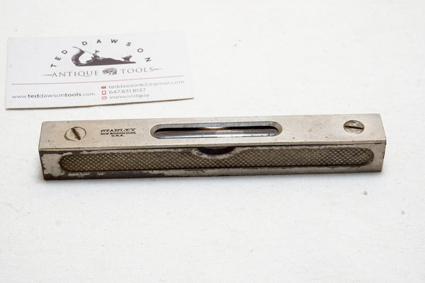 STANLEY NO. 39 1/2 CAST IRON LEVEL - NICKEL PLATED