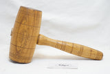 FINE VINTAGE TWO POUND CABINETMAKERS OAK MALLET