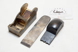 LOVELY & FINE EBONY & BRONZE CHARIOT PLANE - D. LYON LONDON - HOLTZAPFFEL?