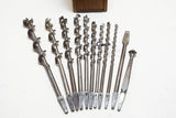 GREAT IRWIN AUGER BIT SET IN ORIGINAL IRWIN "HANDY" BOX