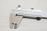 MITUTOYO DIAL CALIPER, B & S VERNIER CALIPER, LUFKIN NO 86 WIGGLER, + PROTRACTOR