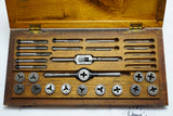 EXQUISITE EARLY BUTTERFIELD TINY NO. 70A 'IMPROVED SCREW PLATES' TAP & DIE SET