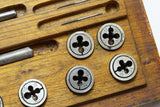 EXQUISITE EARLY BUTTERFIELD TINY NO. 70A 'IMPROVED SCREW PLATES' TAP & DIE SET