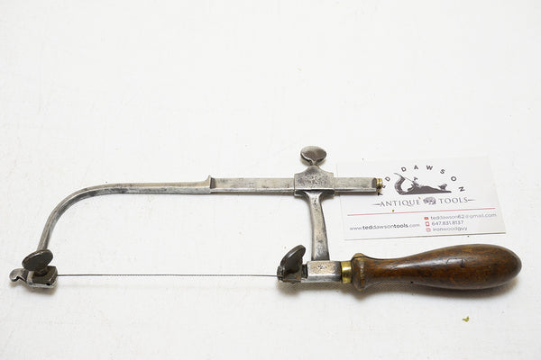 LOVELY EARLY JEWELLER'S ADJUSTABLE FRET SAW