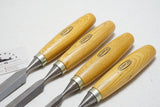 FINE MARPLES BEVEL EDGE CHISEL SET OF 4