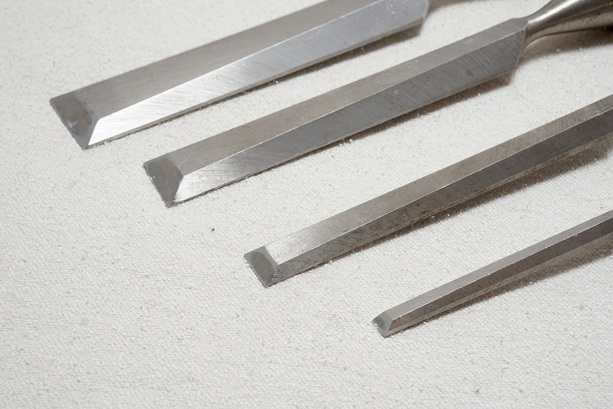 FINE MARPLES BEVEL EDGE CHISEL SET OF 4 – Ted Dawson Antique Tools