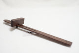 UNUSUAL MAHOGANY PANEL MARKING GAUGE