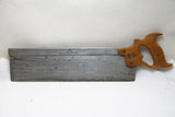 UNCOMMON LARGE 16" RICHARDSON STEEL BACK OR TENON SAW - 12TPI