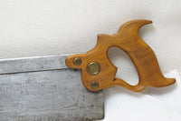 UNCOMMON LARGE 16" RICHARDSON STEEL BACK OR TENON SAW - 12TPI