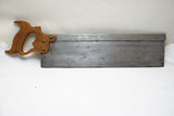 UNCOMMON LARGE 16" RICHARDSON STEEL BACK OR TENON SAW - 12TPI