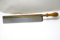 12" DISSTON NO. 68 DOVETAIL SAW WITH MAHOGANY BLADE GUARD