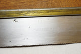 12" DISSTON NO. 68 DOVETAIL SAW WITH MAHOGANY BLADE GUARD