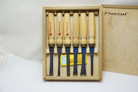 EXCELLENT SET OF 6 FLEXCUT MALLET CARVING TOOLS