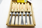 EXCELLENT SET OF 6 FLEXCUT MALLET CARVING TOOLS