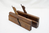 GREAT PAIR OF VERY DEEP ROUNDING OR NOSING PLANES - 1/2" and 7/8"
