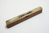 ELABORATE EARLY RABONE & SON MAHOGANY & BRASS LEVEL - 10"