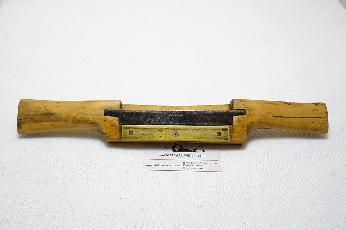 FINE LARGE TRAVISHER OR SPOKESHAVE – Ted Dawson Antique Tools