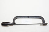 FINE EARLY DECORATIVE CAST IRON HACK SAW