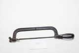 FINE EARLY DECORATIVE CAST IRON HACK SAW