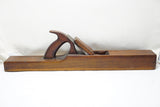 WONDERFUL LONG MAHOGANY RAZEE JOINTER PLANE