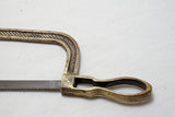 FABULOUS DECORATIVE BRASS HAND FORGED HACK SAW