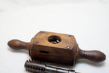 MAGNIFICENT HUGE WOOD SCREW BOX DIE AND TAP  - 2 1/4"