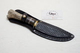 OUTSTANDING WILLIAM 'BILL' SCAGEL LARGE HUNTER WITH ORIGINAL SHEATH
