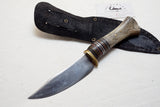 OUTSTANDING WILLIAM 'BILL' SCAGEL LARGE HUNTER WITH ORIGINAL SHEATH