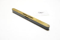 FINE 10" PRESTON EBONY & BRASS LEVEL