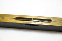 FINE 10" PRESTON EBONY & BRASS LEVEL