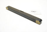 FINE 10" PRESTON EBONY & BRASS LEVEL