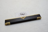 EXTRA FINE E PRESTON EBONY & BRASS SPIRIT LEVEL - 8"