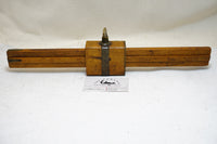 WONDERFUL LARGE TRIPLE SHAFT MORTISE / MARKING GAUGE