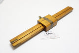 WONDERFUL LARGE TRIPLE SHAFT MORTISE / MARKING GAUGE