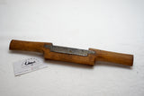 FINE LARGE TRAVISHER OR CURVED SPOKESHAVE - 14" - 1862 MILITARY BROAD ARROW