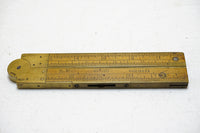 STANLEY NO. 036 COMBINATION INCLINOMETER, RULE, LEVEL, & BEVEL